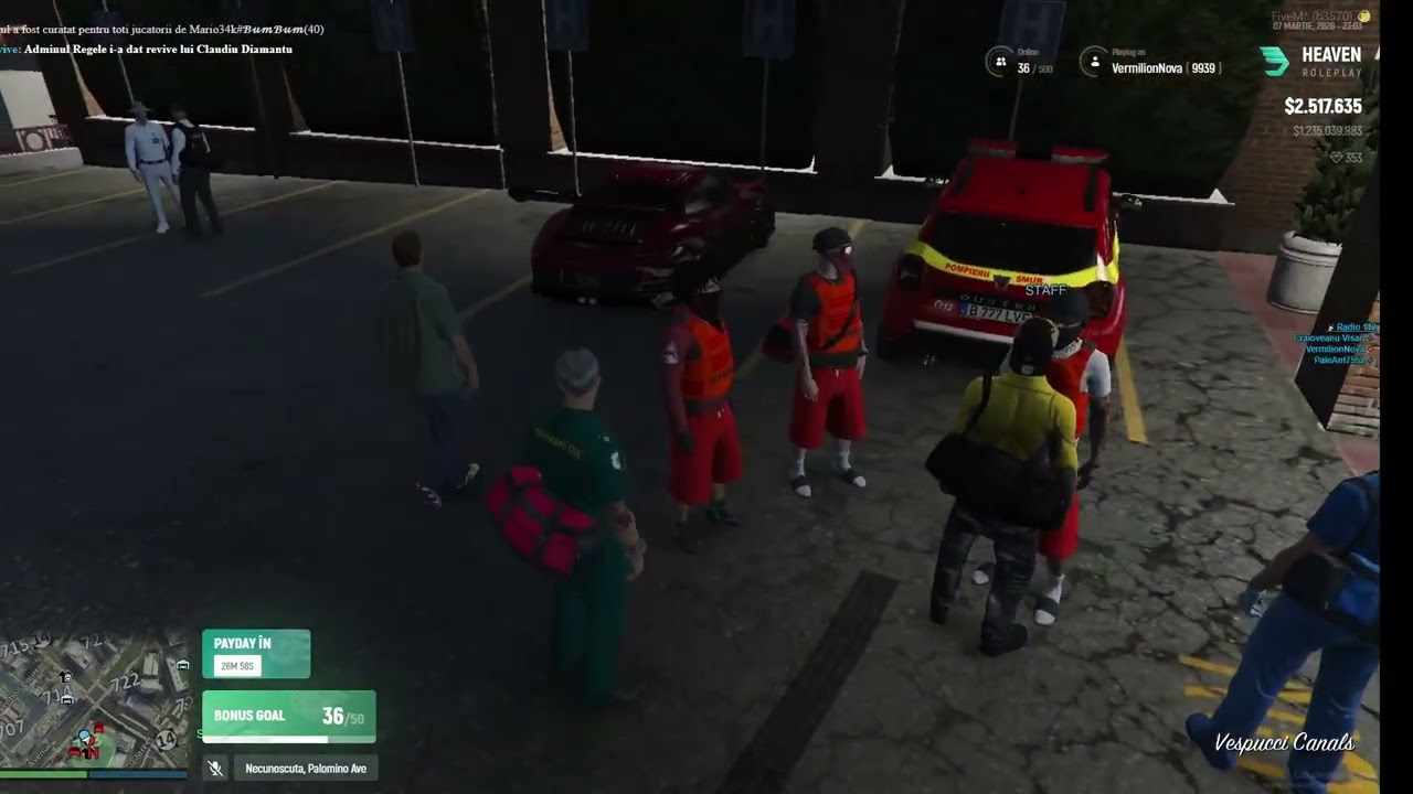 Mai era să adorm la ticket… iar lumea are nevoie de paramedic  FiveM Paramedic RP