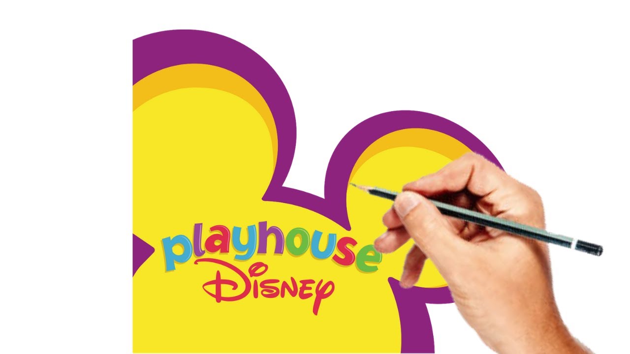 How to draw the Playhouse Disney logo