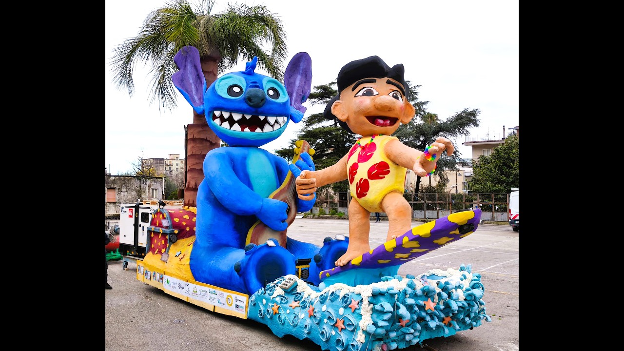 Carnevale Abatese 2026 - carro Lilo e Stitch