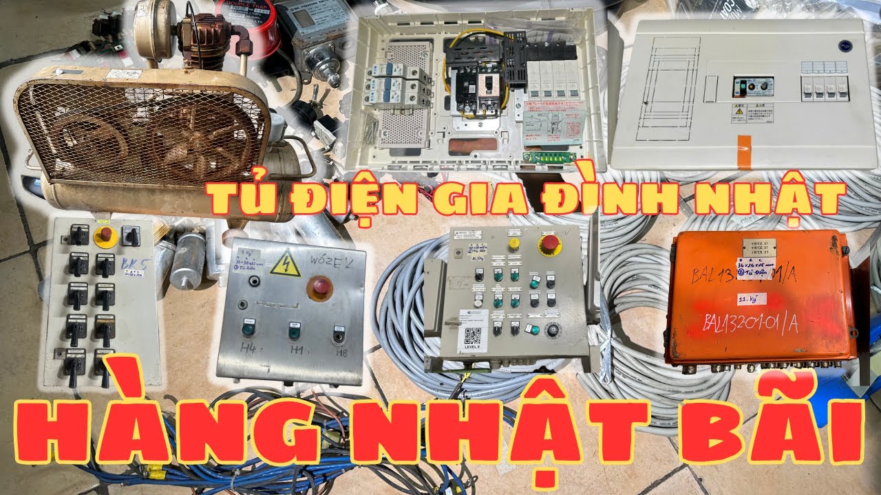 Biến tần năng lượng mặt trời - Tủ điện Nhật -Thùng DIY pin năng lượng mặt trời - Hàng bãi Đức