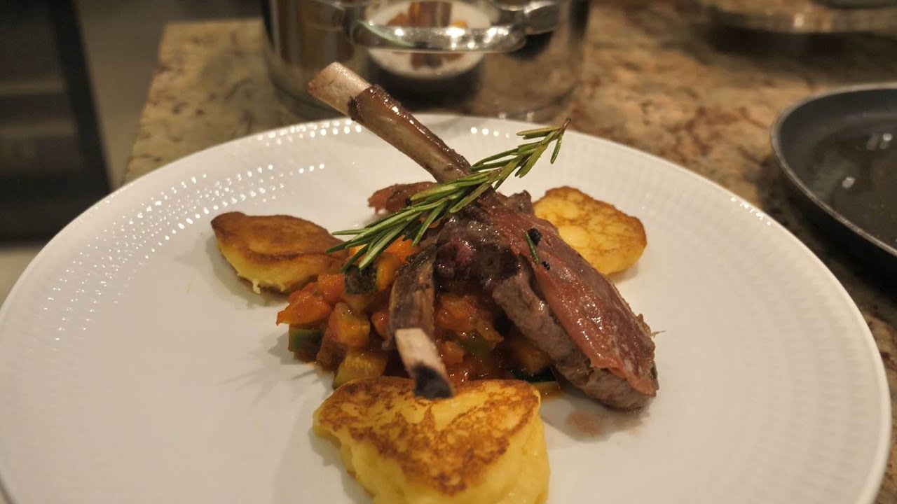 Saltimbocca vom Lamm mit Ratatouille - Kochen mit Alex