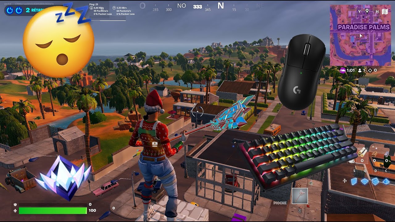 ASMR 😴 Fortnite New Map Ranked Reload 🏆 Satisfying Keyboard Fortnite 240 FPS 4K