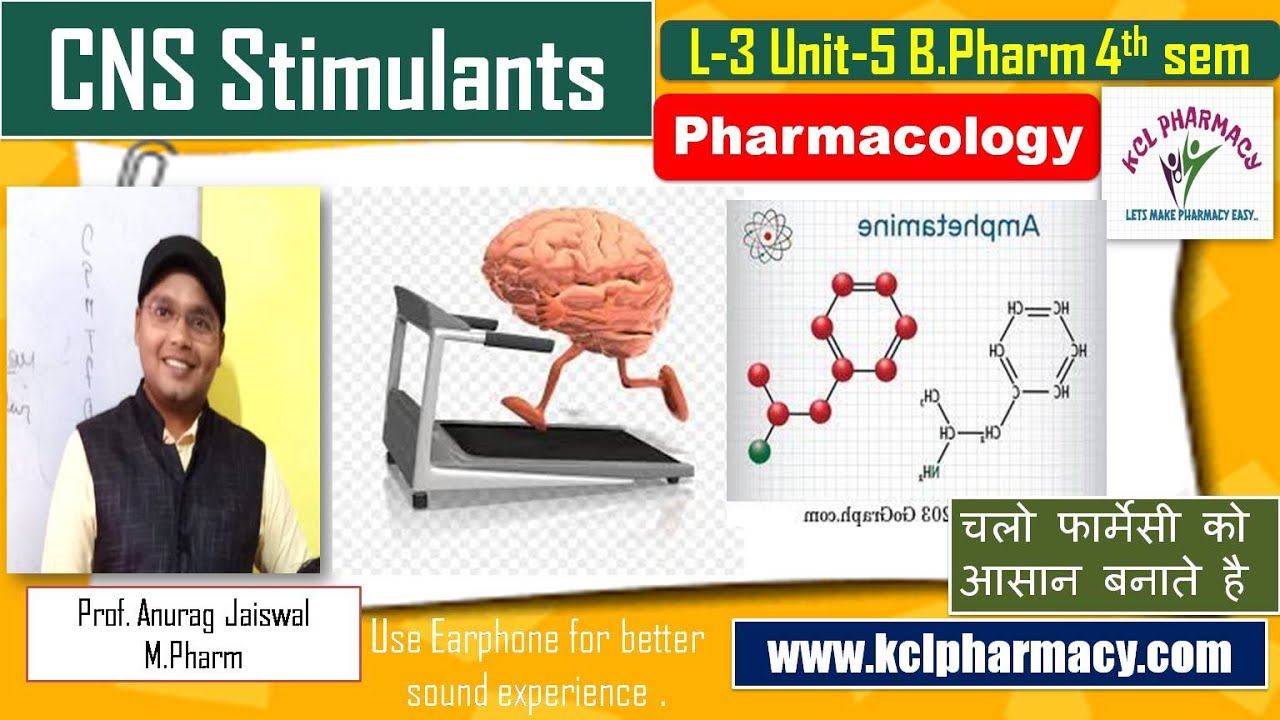 CNS Stimulants Drugs Pharmacology Amphetamine ,Analeptic Stimulants  || L-3 Unit-5 || Pharmacology-I