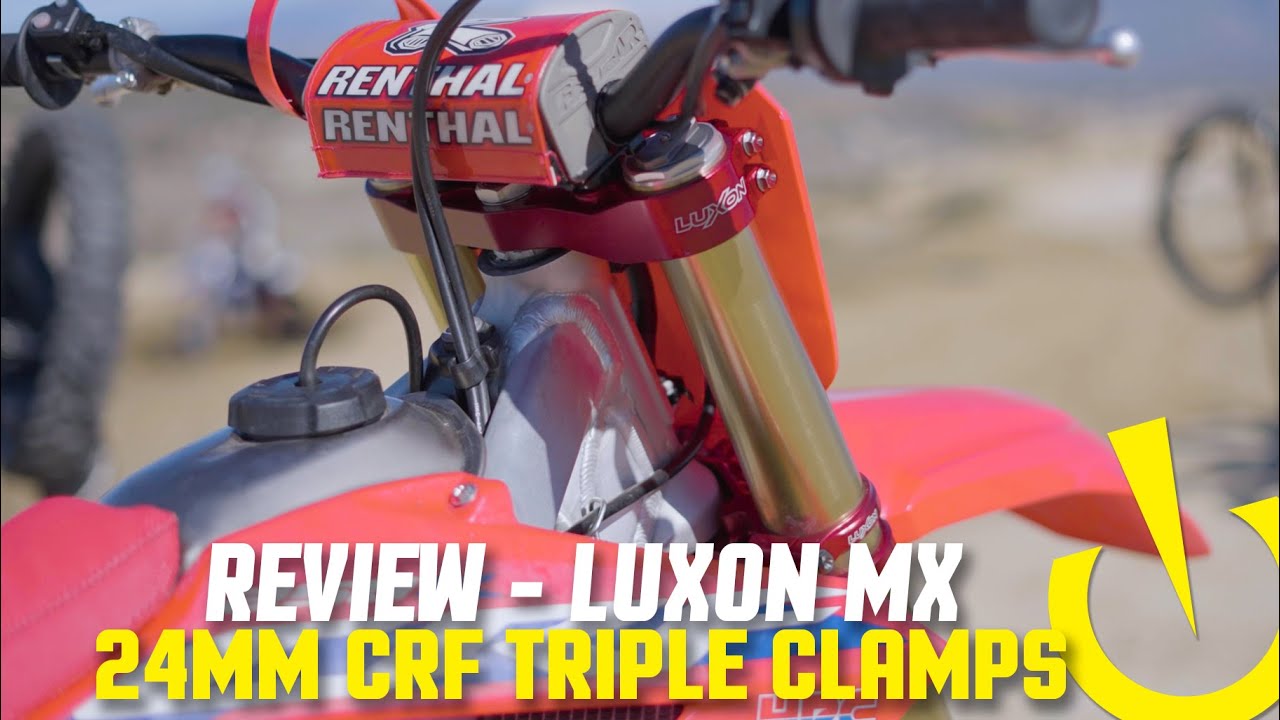Обзор тройного зажима Luxon MX 24 мм | Honda CRF250R