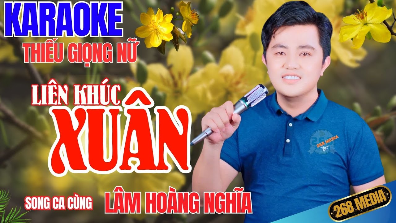 LIÊN KHÚC XUÂN 2026 KARAOKE - Song Ca Cùng Lâm Hoàng Nghĩa | Thiếu Giọng Nữ