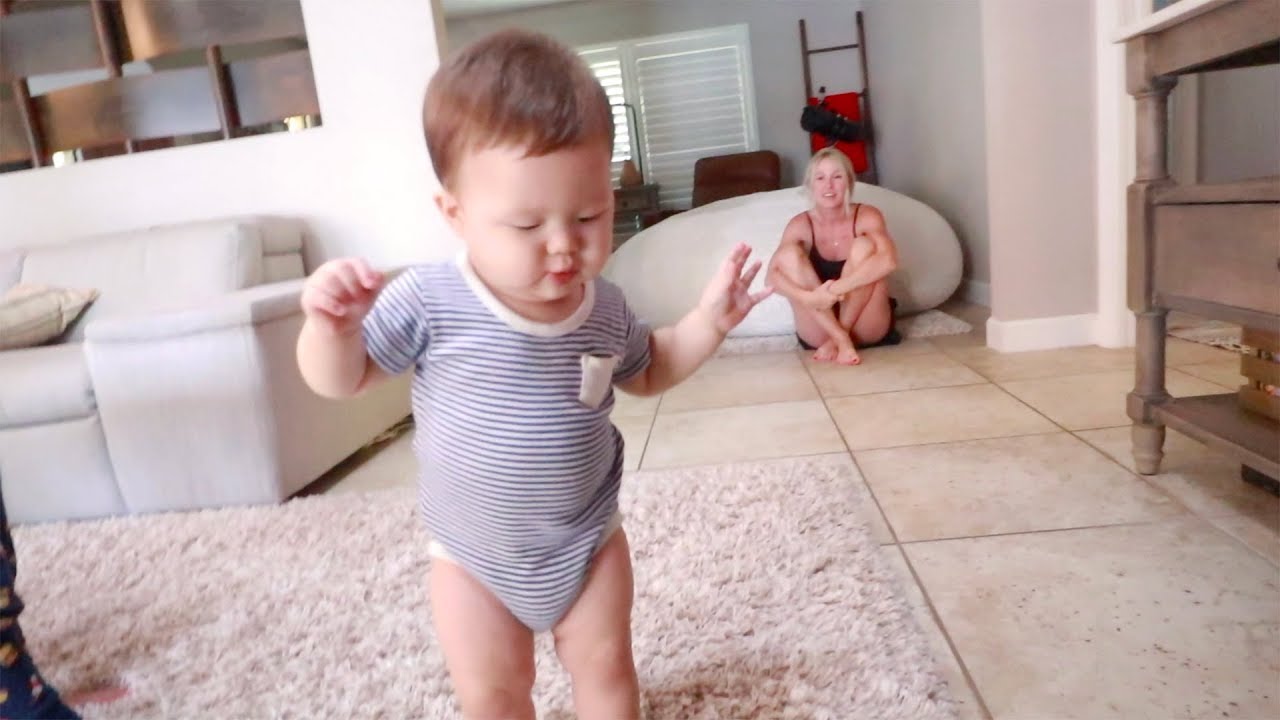 Baby Is OFFICIALLY Walking!