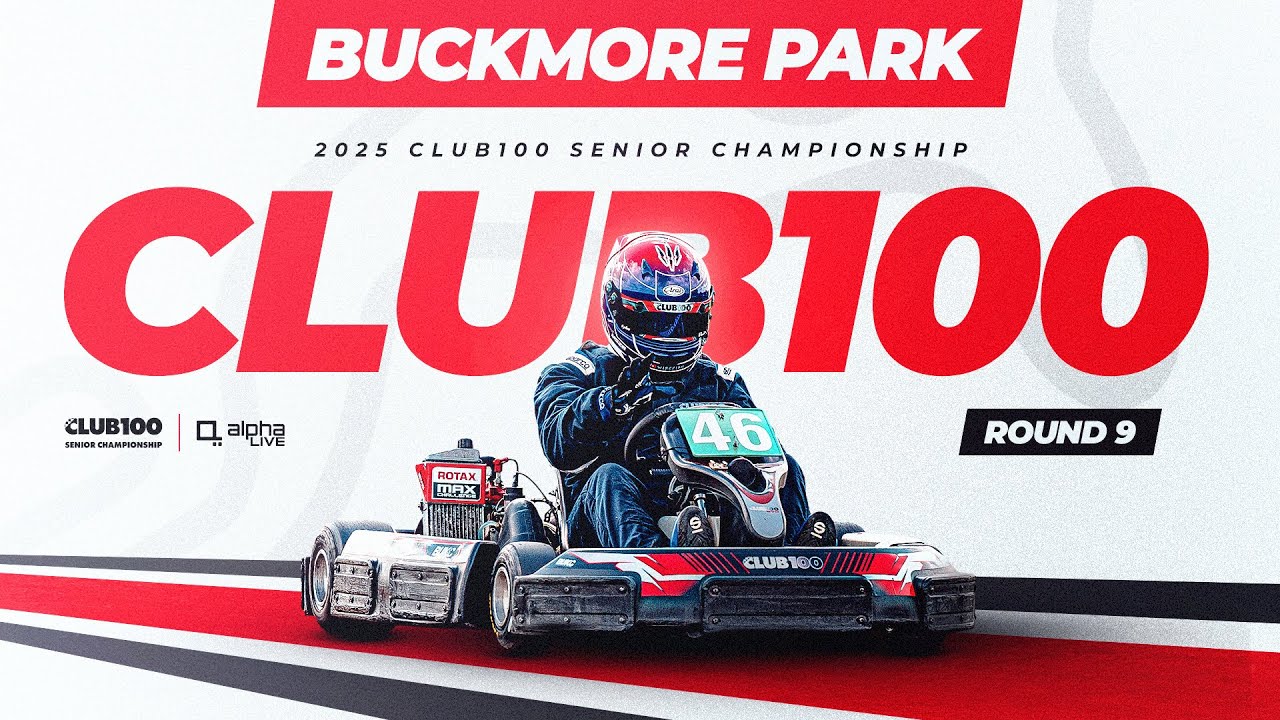 2025 CLUB100 Senior Championship Round 9 | Buckmore Park | Livestream