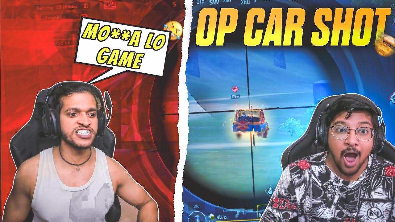 OP Running Car Shot 🤯🔥 | RajAnna Frustration On GAME 🤣 | 100% Fun 😂 @UnqGamer #warriorislive