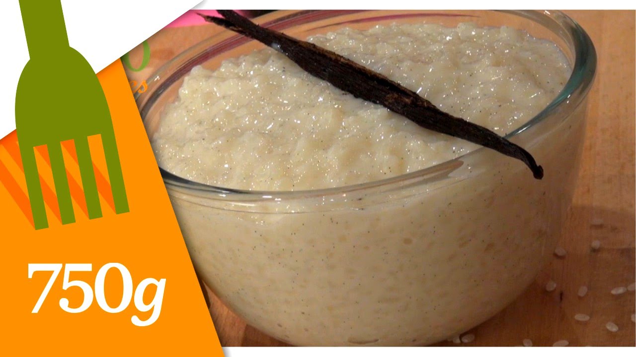 Recette de Riz au lait parfum&eacute; - 750g