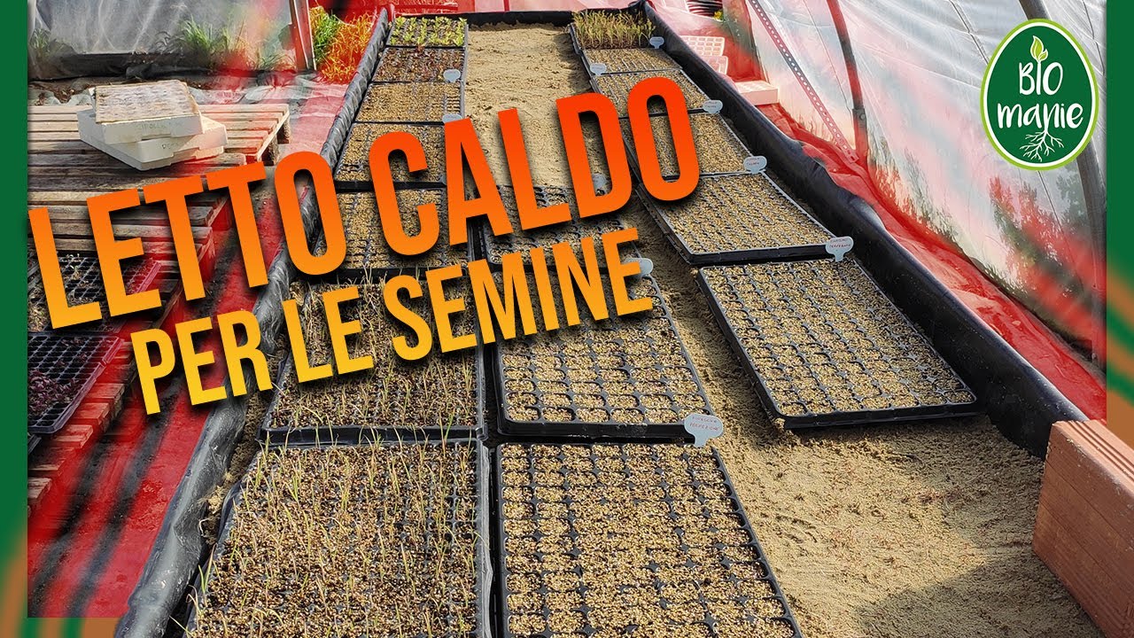 LETTO RISCALDATO per semenzai. COME SI FA?