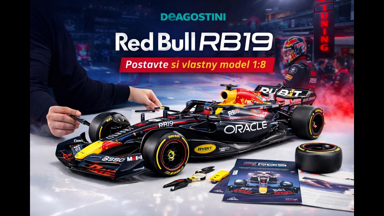 Build the Max Verstappen's 2023 Red Bull RB19 Formula 1 by De Agostini, 1:8, Issues 42.-44.