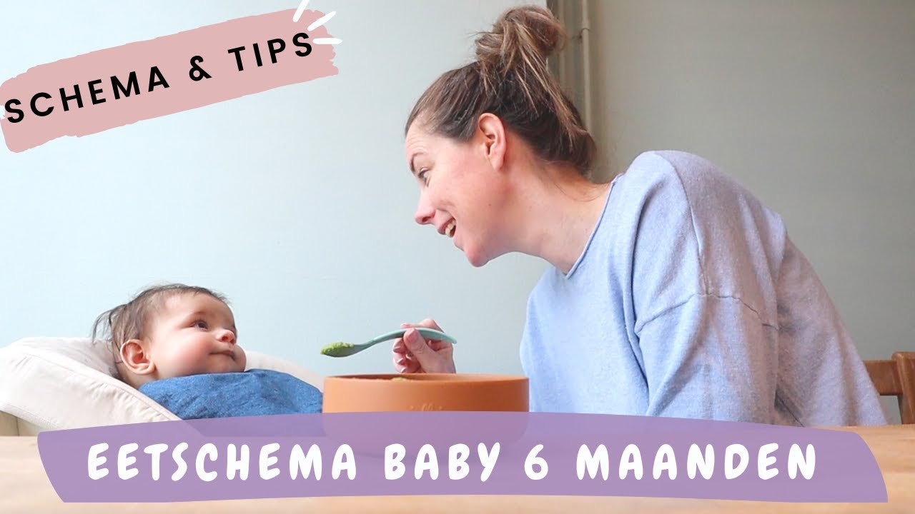 Voedingsschema baby 6 maanden en uitleg hapjes + tips