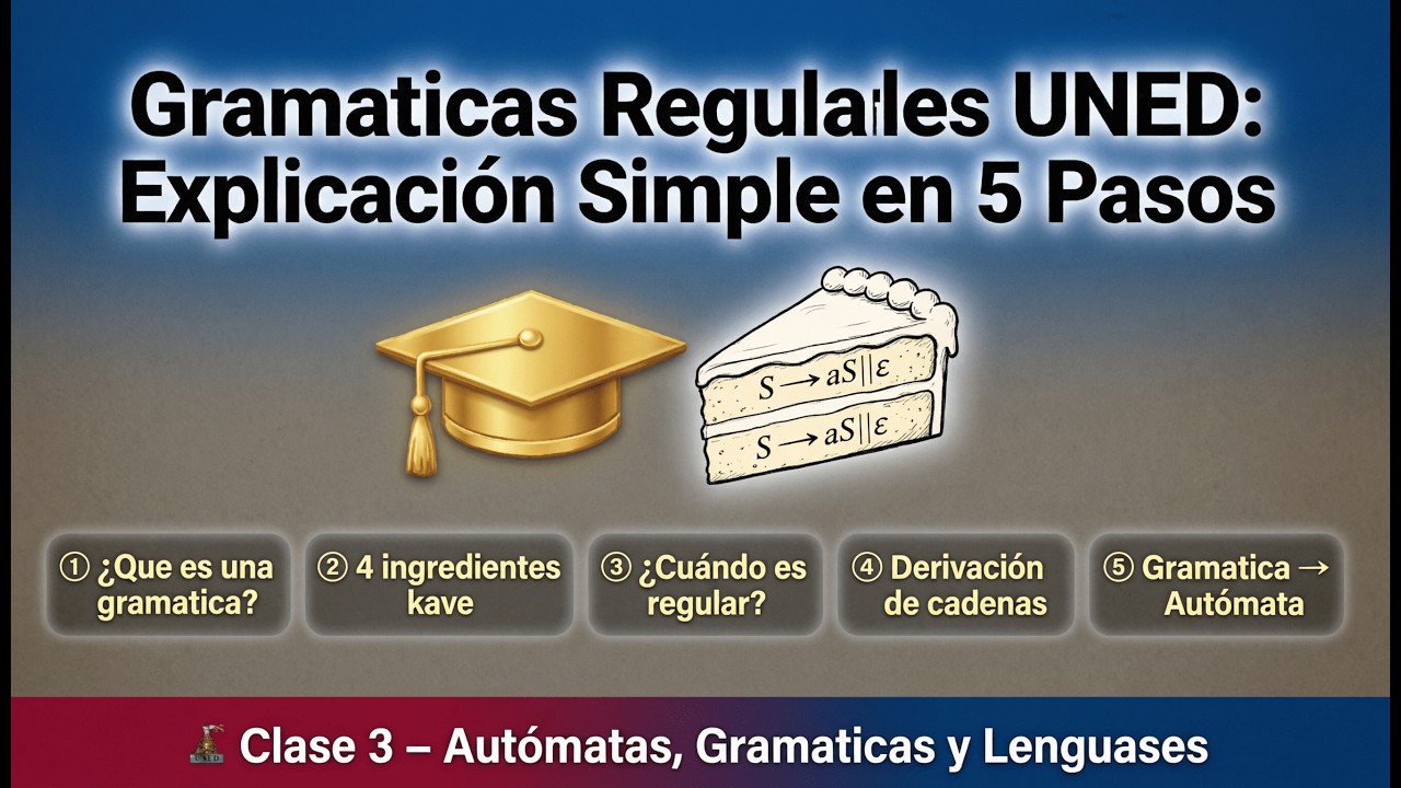 Gramáticas Regulares UNED: Explicación Simple en 5 Pasos