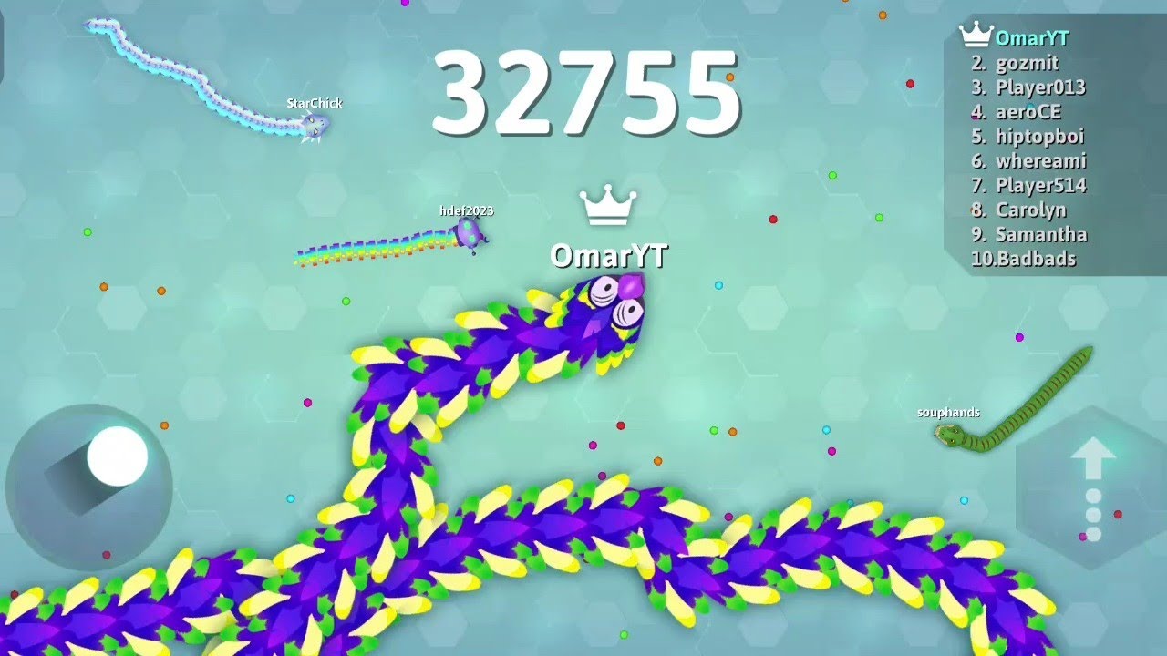 Snake.io🐍 top player in this gamed of snake 32k 🔥