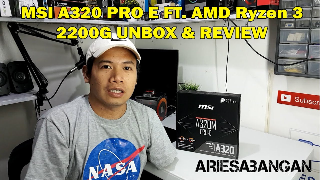MSI A320M PRO-E FT.  AMD Ryzen 3 2200G UNBOX,REVIEW & TESTING