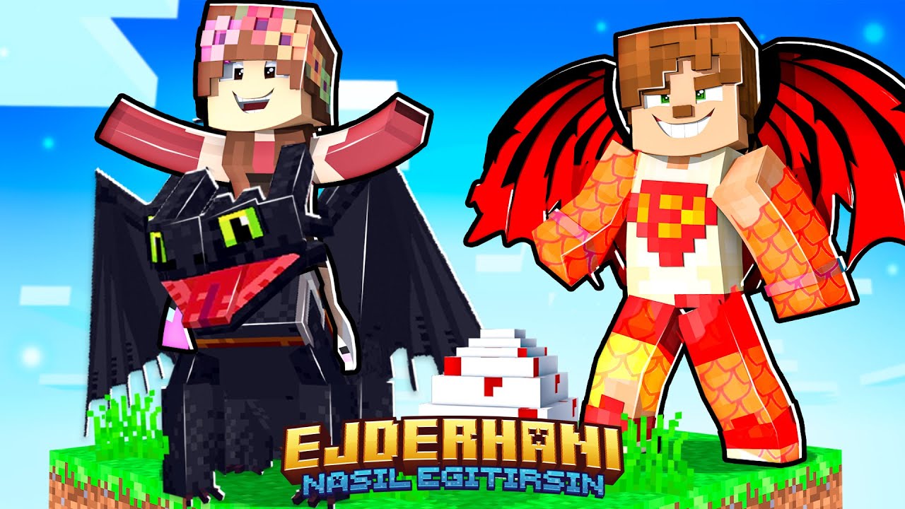 YENİ SERİ - EJDERHA SMP - EN GÜZEL MİNECRAFT EVİ?
