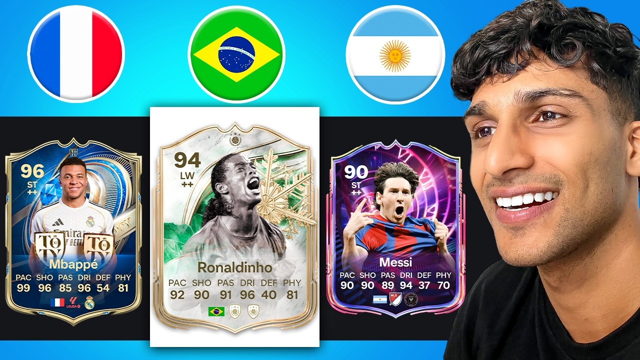 Draft but Only one player per Nation..🥶🔥