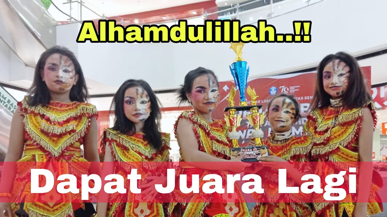 Alhamdullilah tari Lundoyo dapat juara lagi..!!