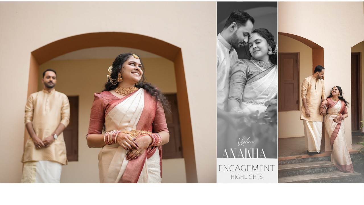 Pure Elegance: Vishnu & Anakha’s Traditional Engagement Ceremony