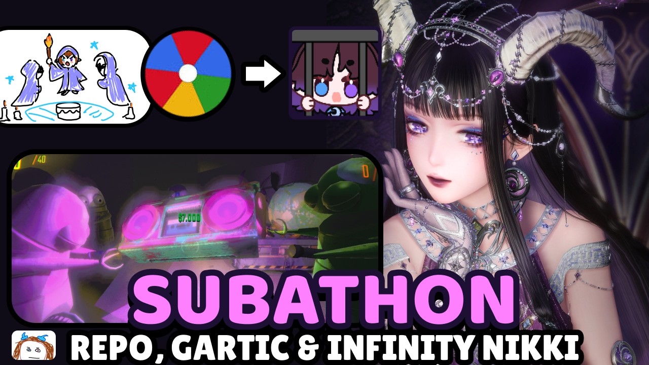 [DROPS] SUBATHON HYPE!! 2.3 styling, outfit requests, exploring🥚⏰ cozy games sesh 🖤 #infinitynikki