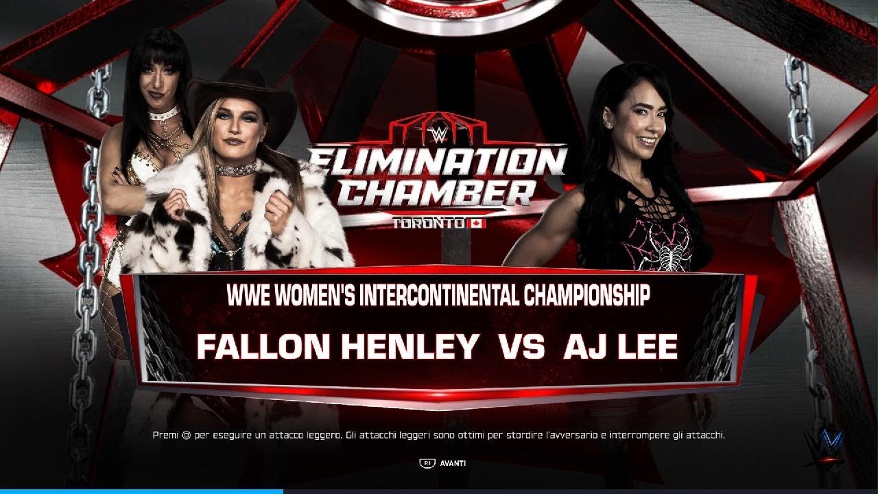 WWE 2K26 - Fallon Henley vs Aj Lee - Women's Intercontinental Championship
