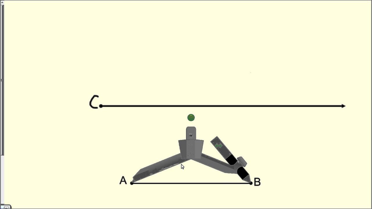 Copying a Line Segment - Geometry Constructions