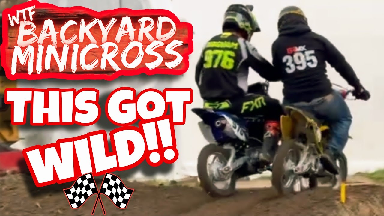 WTF Backyard MiniCross 2025 &ndash; CRF70 Battles the 110s!