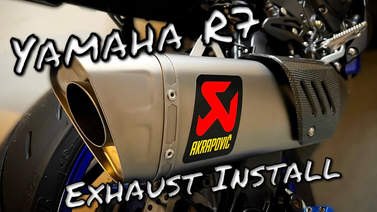 Yamaha R7 Akrapovic Exhaust Install
