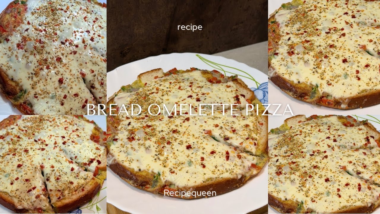 Bread Omelette Pizza | Easy Kids Snack | No Oven Recipe 