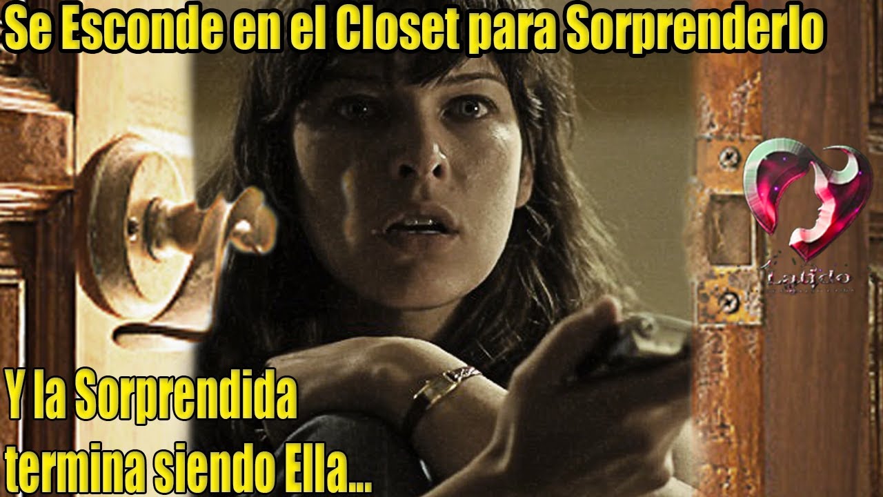 Se esconde en el closet para Sorprenderlo y la Sorprendida Termino Siendo Ella...