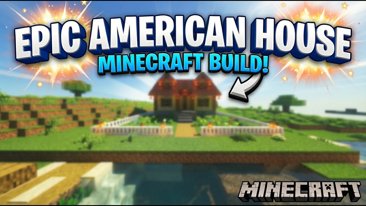 Minecraft How to build American Survival House🏡 A complete guide 🔥