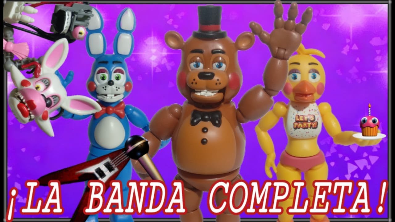 Unboxing de toda la banda toy de FNAF 2/ Jazwares