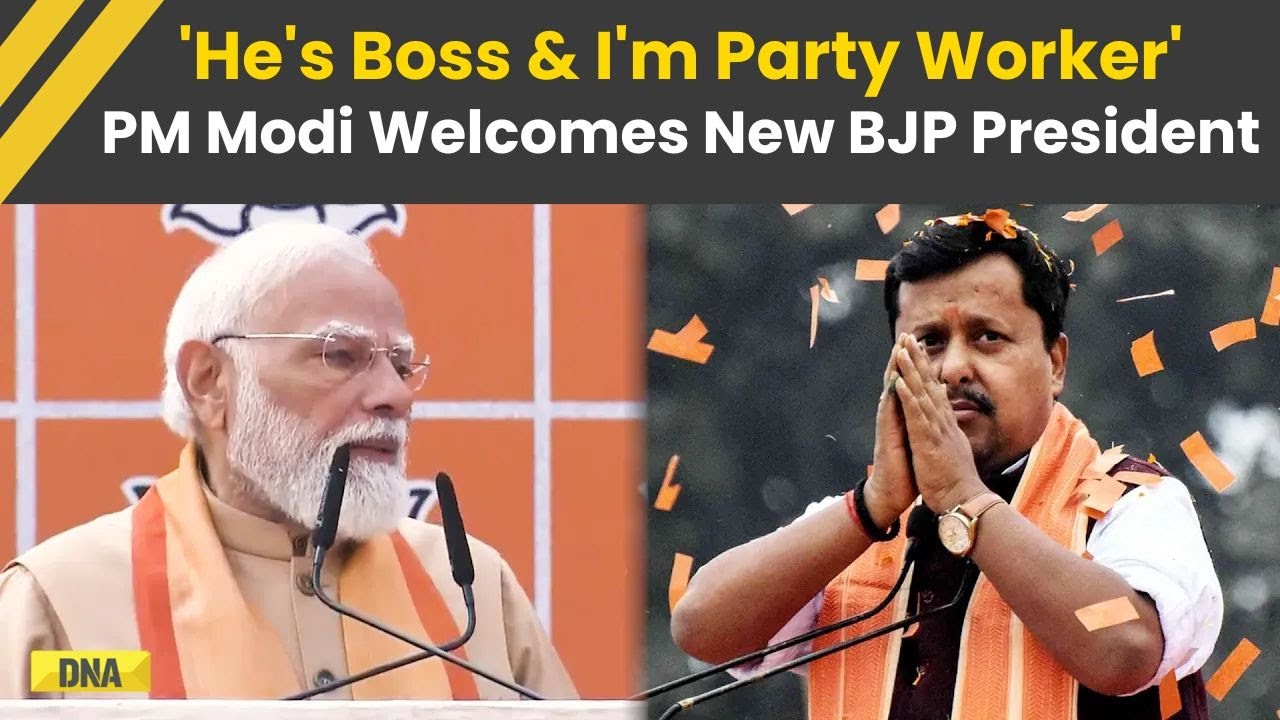 Nitin Nabin News: PM Modi Shares Remark On New BJP President – 'He's Boss & I'm Party Worker'
