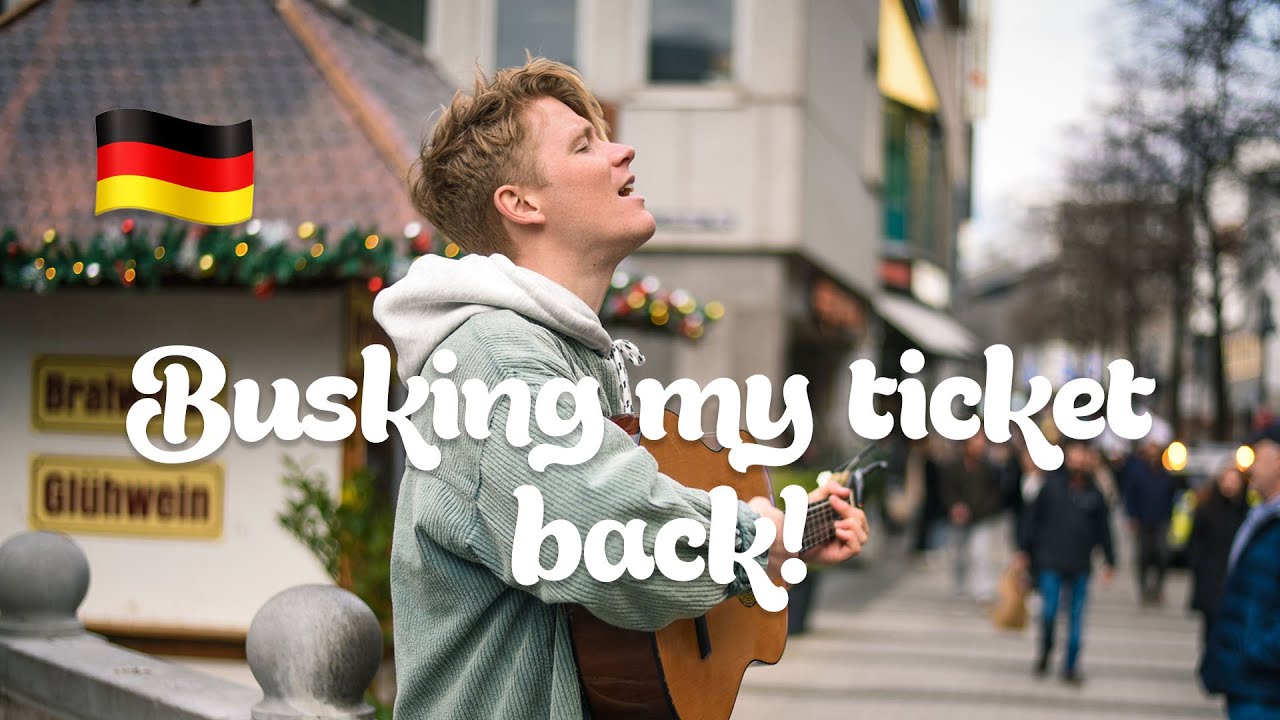 Flying to Cologne then BUSKING the ticket back £££