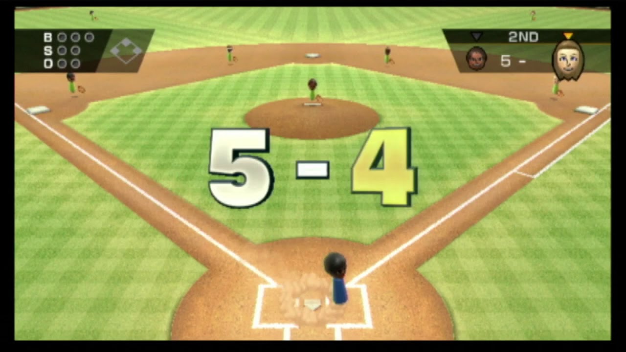 Wii Sports Baseball Hayley vs Abby