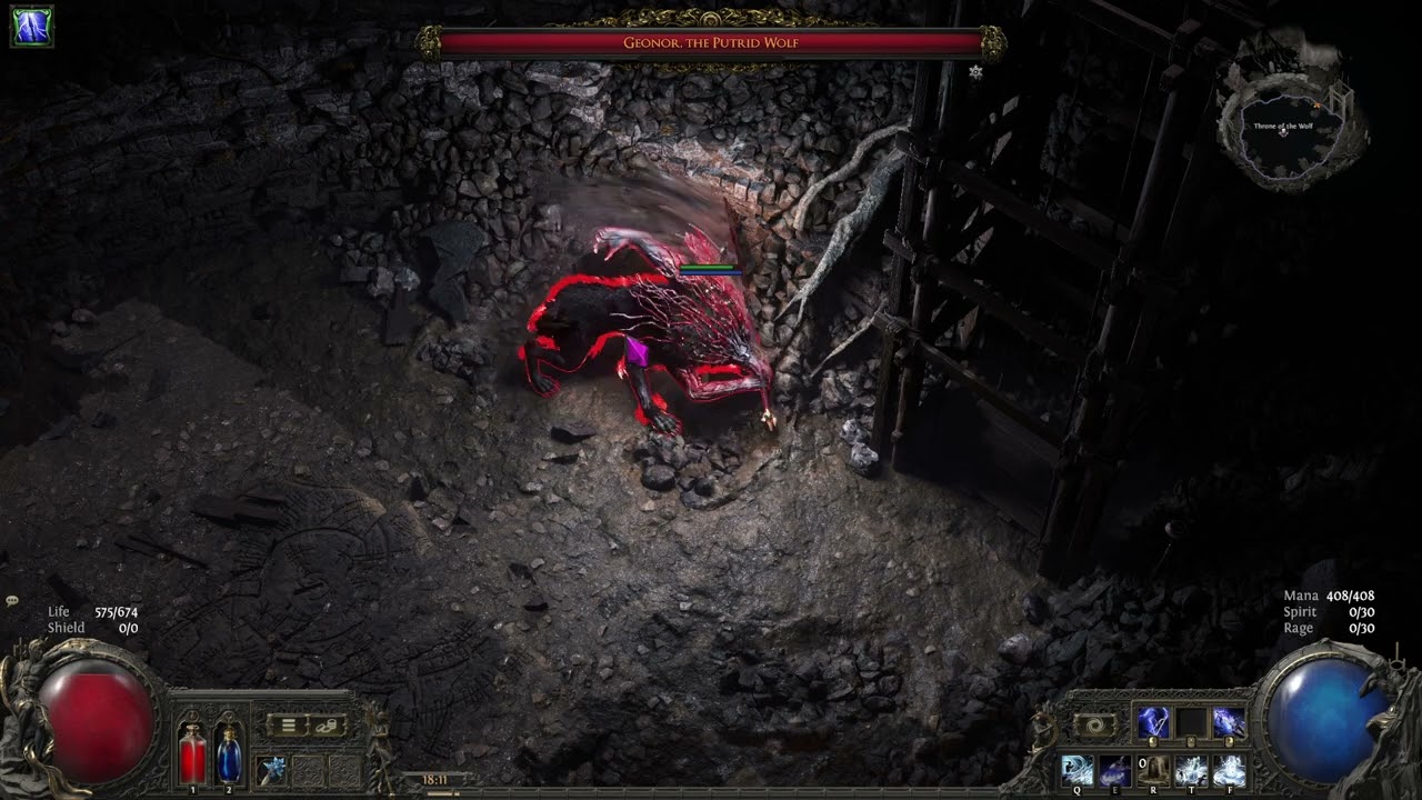 Count Geonor Path of Exile 2 Act 1 final boss fight [music only]