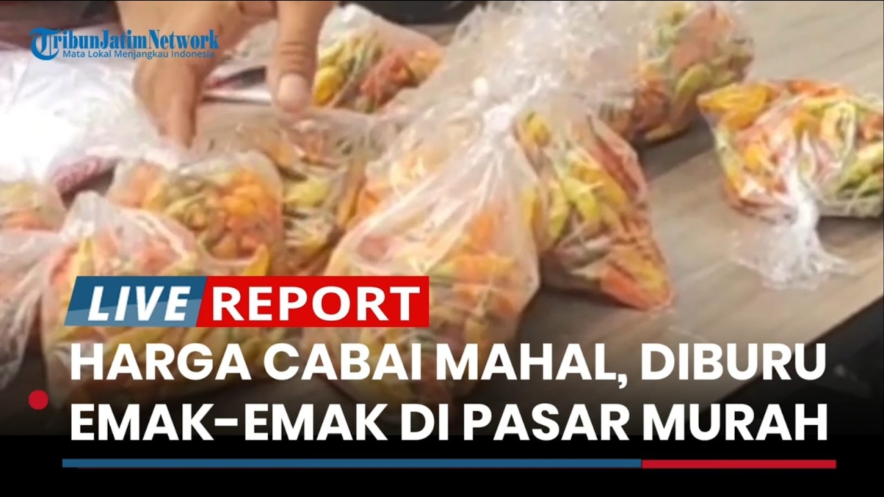 Tembus Rp 110 Per Kg, Cabe Rawit Diburu Emak-emak di Lapak Gerakan Pangan Murah Bangkalan