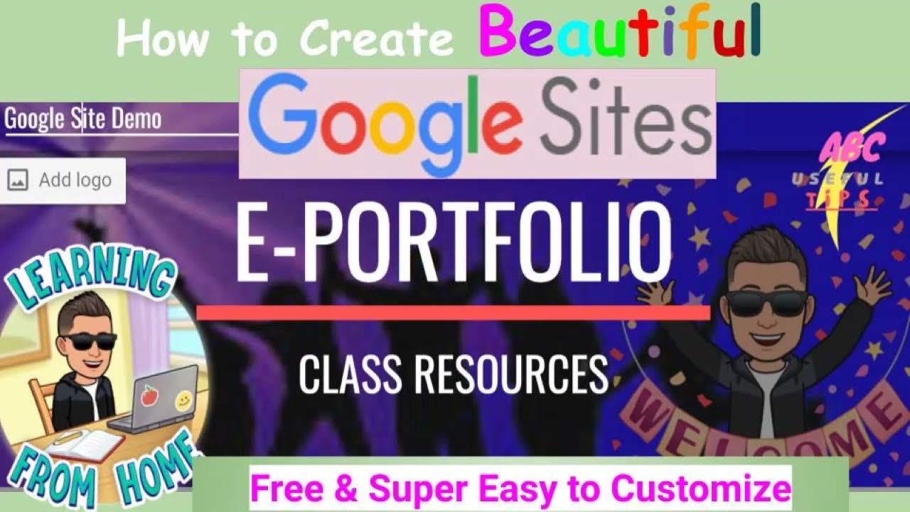 Google Sites Tutorial | Easy Ways to Create e-Portfolio / Website -Showcase Class / Student Learning