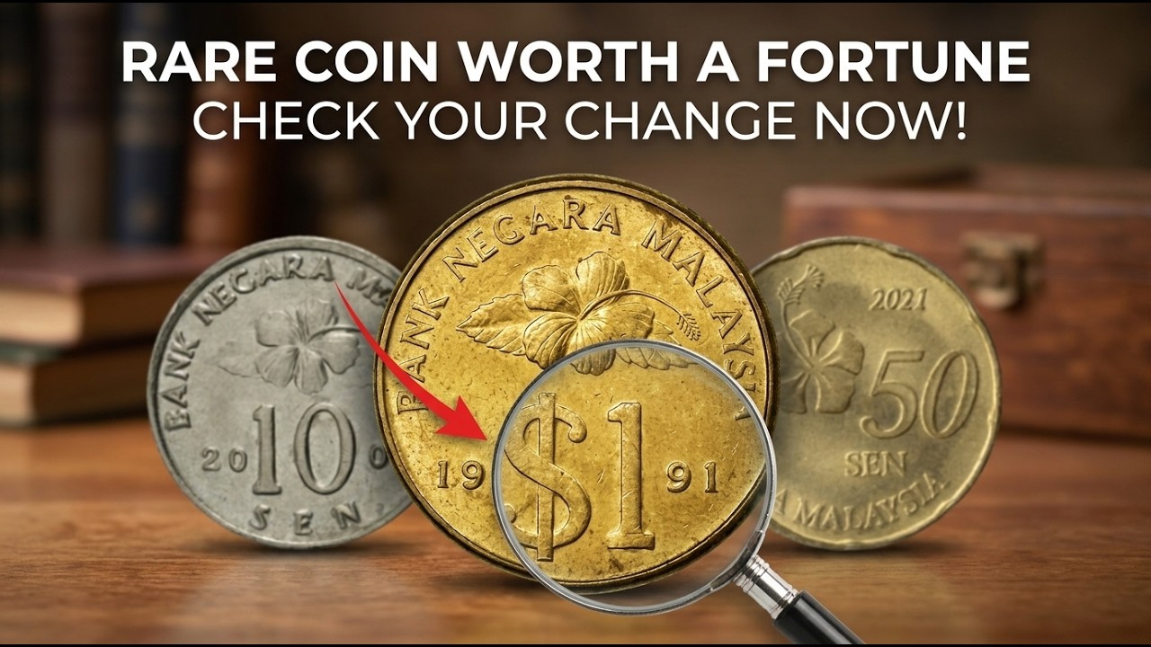 Top 3 Rare Malaysian Coins Value in Dollars | 1 Ringgit 1991, 10 Sen 2001 & 50 Sen 2021