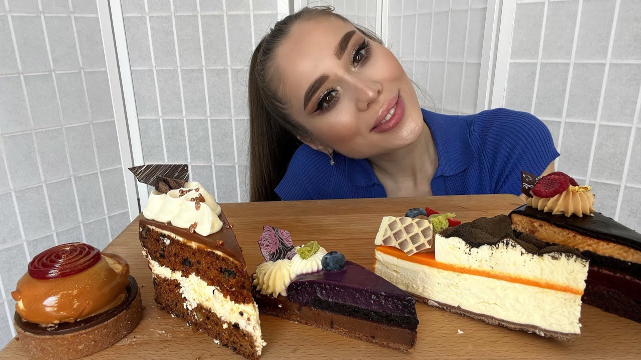 Сладкий MUKBANG/Тортики🎂🍭/болтаем//меркантильные мужчины😆