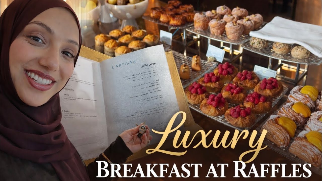 LUXURY BREAKFAST at Raffles Hotel | World-Class Buffet & Elegant Morning Experience