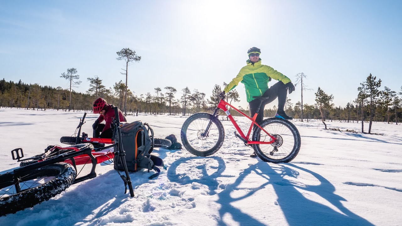 Quick pre work crust ride with Canyon Dude fat bikes
