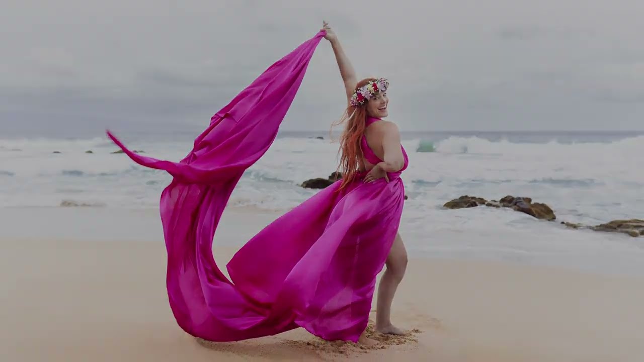 Hi Flying Dress Drone Video and Photo on Maui Hawaii