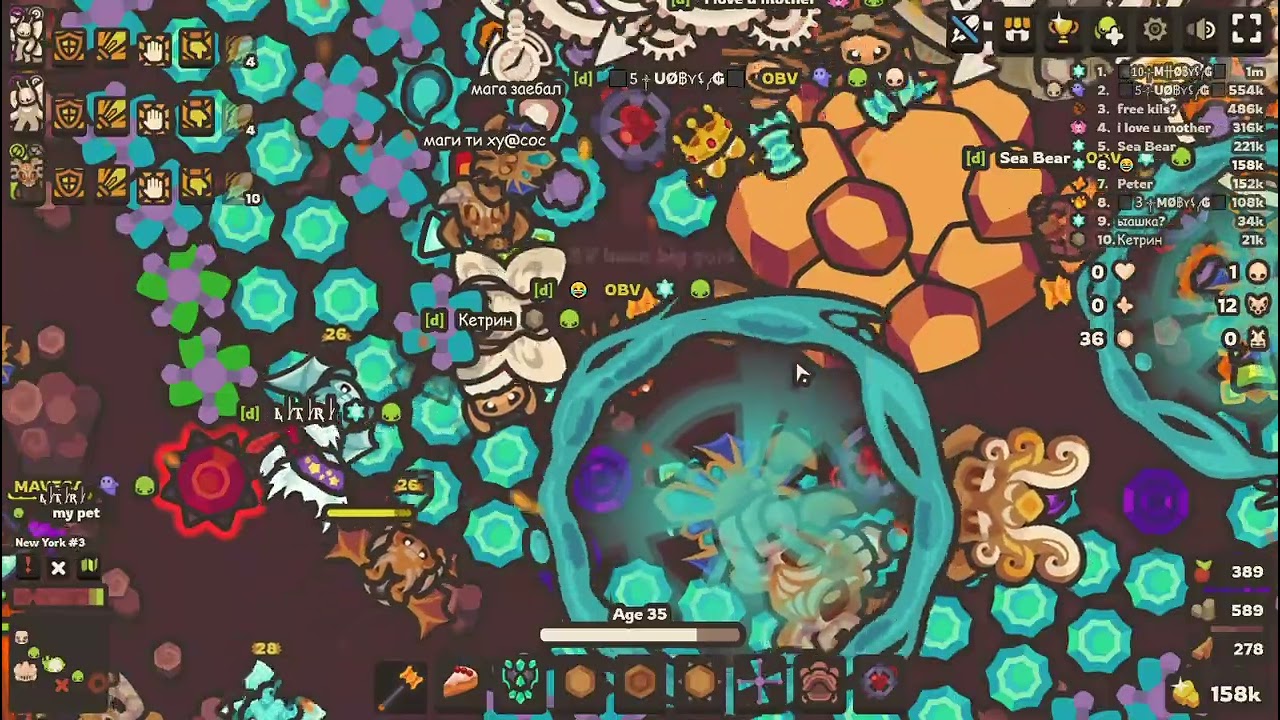 Taming io   - OBV base big gold