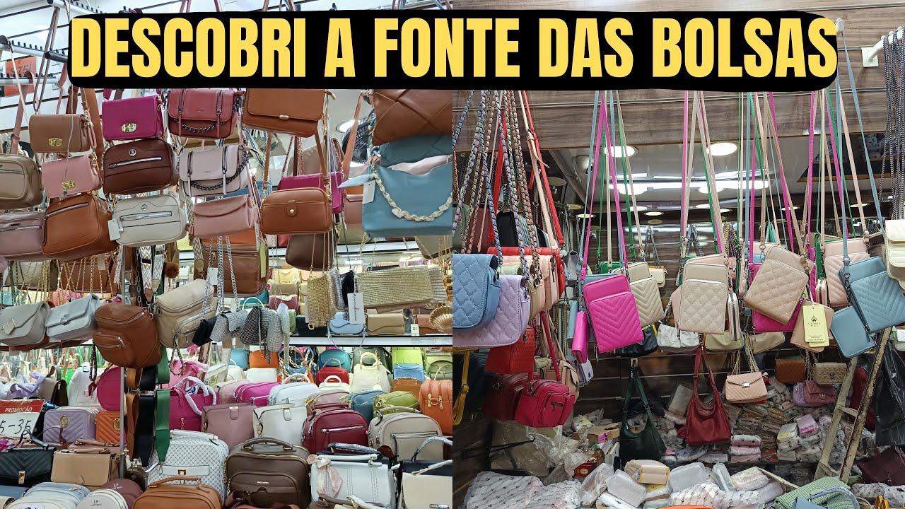 🛍️DESCOBRI A FONTE DAS BOLSAS BARATAS NO  BRÁS