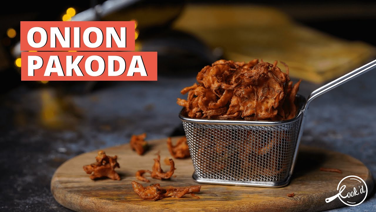 Onion Pakoda | Onion (Pyaaz) Pakora | Tea Time Snacks Recipe | Cookd