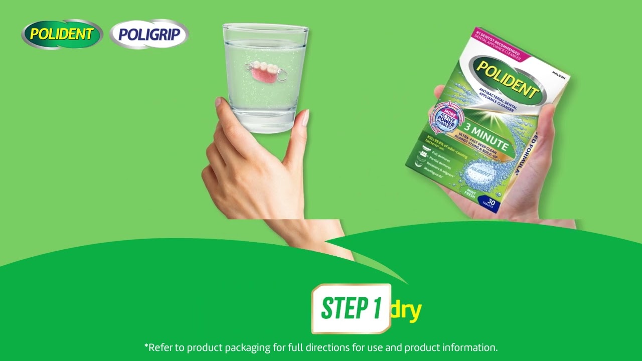 Poligrip | How to Apply Your Denture Adhesive