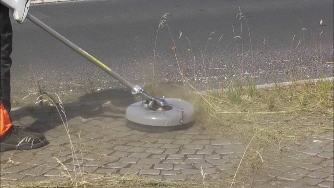 Weedgo! by Weber Buerstensystme for weed removal with garden trimmer