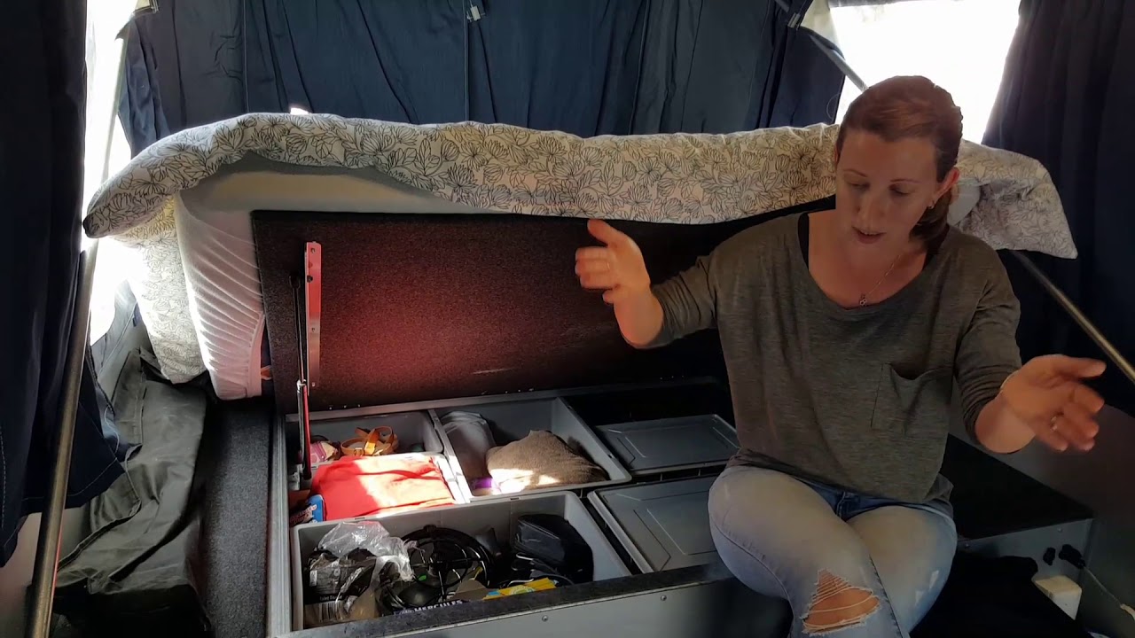 Cub Camper Trailer storage