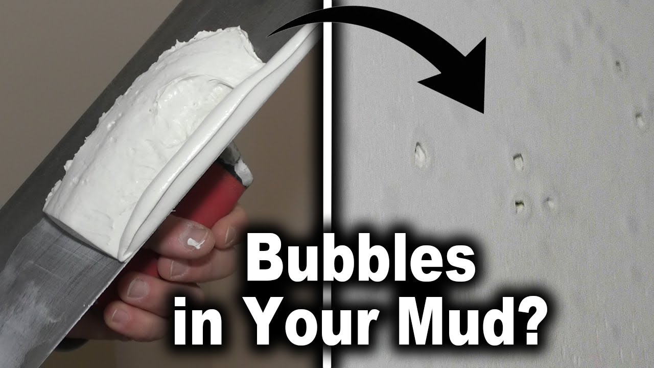 How to Prevent BUBBLES in Your Joint Compound!